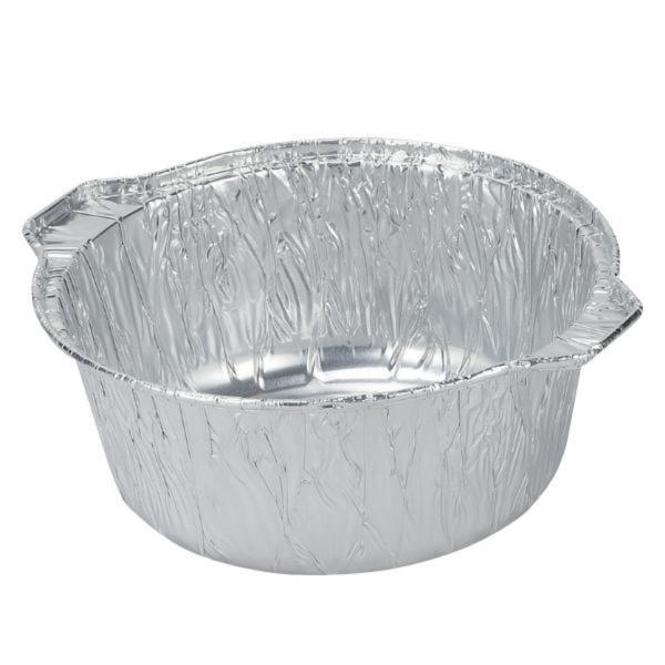 アルミ箔丸鍋 20cm 3枚入 2.4L （ ガス火専用 直火 オーブン対応 使い捨てアルミ鍋 アル...