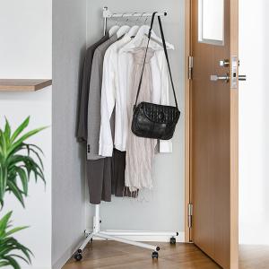 ミヤグチ企販 スーツハンガー トレー付 ハンガーラック スチール製 高