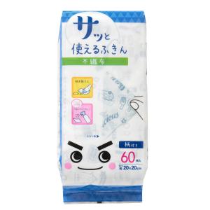 ふきん 激落ちくん さっと使える不織布ふきん 60枚入 （ レック LEC レーヨン 布巾 フキン 不織布ふきん 食器布巾 食器フキン 食卓布巾 食卓フキン ）｜interior-palette