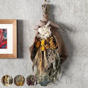 ドライフラワー ブーケ 花束 スワッグ 壁掛け ...の商品画像