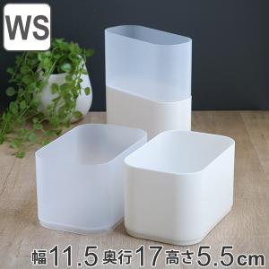 収納ケース WS 幅11.5×奥行17×高さ5.5cm 仕切り 小物ケース （ ナチュラ インケース 収納 仕切りケース 小物収納 小物入れ 収納ボックス 日本製 ）｜interior-palette