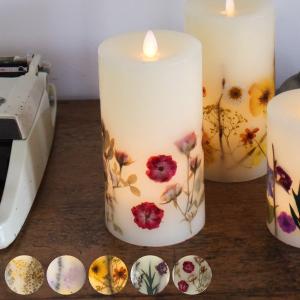 キャンドル ロング LED 花 （ led ledキャンドル ledキャンドルライト 間接照明 インテリアライト ）