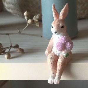 マスコット ウサギ 置物 インテリア （ オブジェ アニマル うさぎ