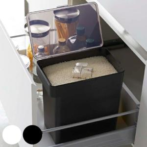 山崎実業 tower 密閉米びつ タワー 10kg 計量カップ付 （ 4903208054232 タワーシリーズ 計量カップ付き 米びつ 密閉 ライスボックス 米櫃 こめびつ ）