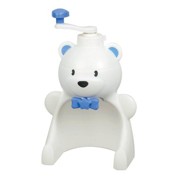 かき氷器 おウチで簡単 しろくまくん かき氷機 手動 バラ氷対応 製氷カップ付 （ カキ氷器 手回し...