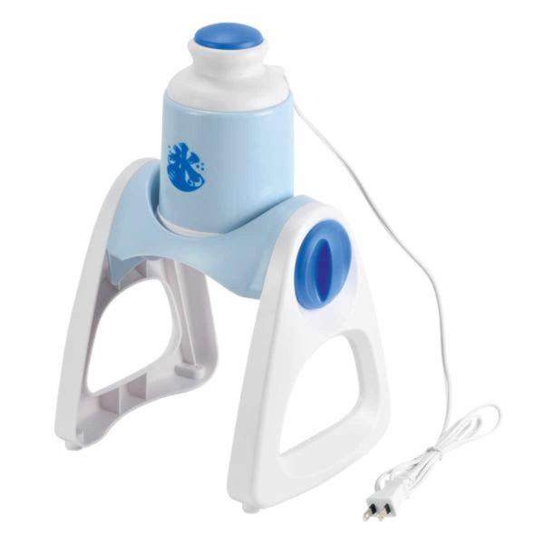 かき氷器 電動 おウチで簡単 2通り削れる ブルーハワイ 製氷カップ付き （ かき氷機 カキ氷器 家...
