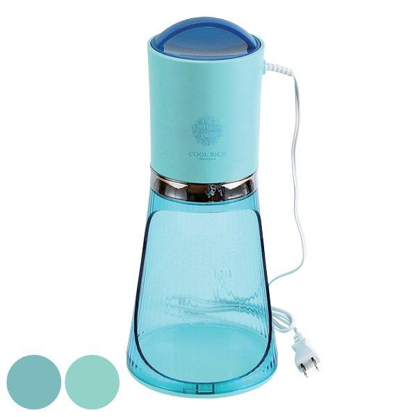 かき氷器 電動 2WAY アイスシェーバー クールリッチ 製氷カップ付き プラスチック製 （ かき氷...