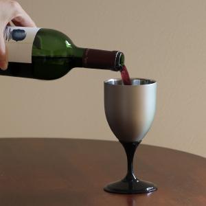 ワイングラス 300ml ワインカップ 真空断熱 ビンテージバー ステンレス （ ワイン グラス カップ コップ タンブラー 保冷 保温 保冷タンブラー ）
