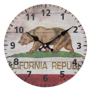 置き時計 カリフォルニア フラッグ アナログ お...の商品画像