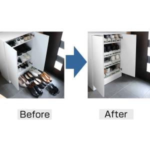 靴ホルダー 収納 2個入 ワイド 4段階 角度...の詳細画像5