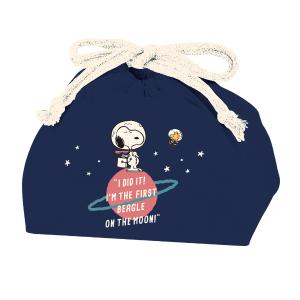 弁当袋 巾着袋 ランチバッグ PEANUTS スヌーピー ASTRONAUT （ SNOOPY お弁当袋 お弁当包み おべんとう袋 ランチ 巾着 女子 ）｜interior-palette