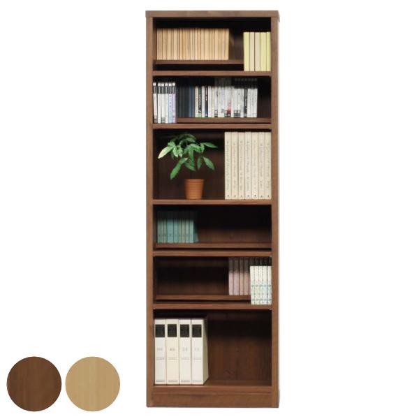 本棚 木製 コミックシェルフ 前後分割可動棚 日本製 幅60cm 高さ180cm （ 壁面収納 オー...