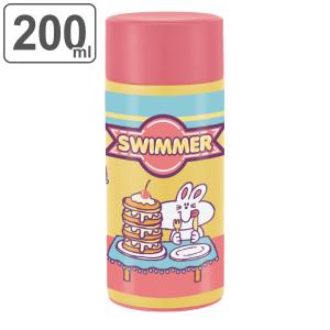 水筒 ミニ マグ 200ml ステンレス コンパクト SWIMMER パンケーキ （ 保温 保冷 直飲み マグボトル ミニボトル 軽量 ）｜interior-palette