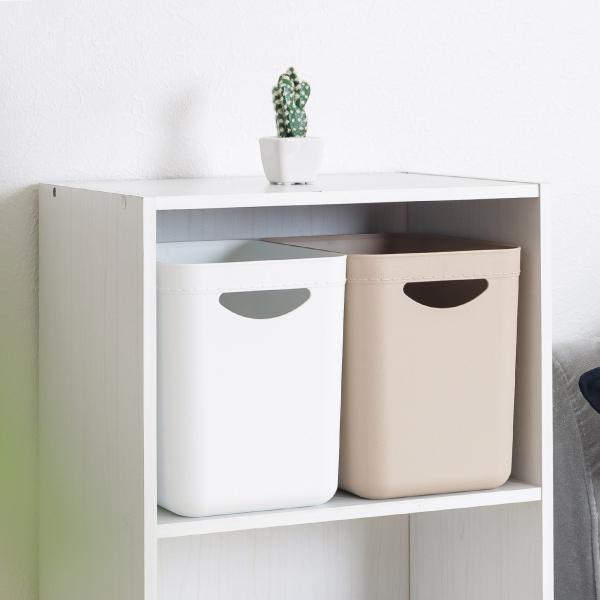 収納ボックス やわらか収納ケース ハーフ深型 （ 幅25.5×奥行18.5×高さ23cm 収納 カラ...