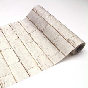 リメイクシート 壁用 白レンガ mt CASA FLEECE 23cm×5m （ 壁紙シール のり付き 壁紙 貼って剥がせる DIY お手軽 マスキングテープ 撥水 日本製 レンガ ）