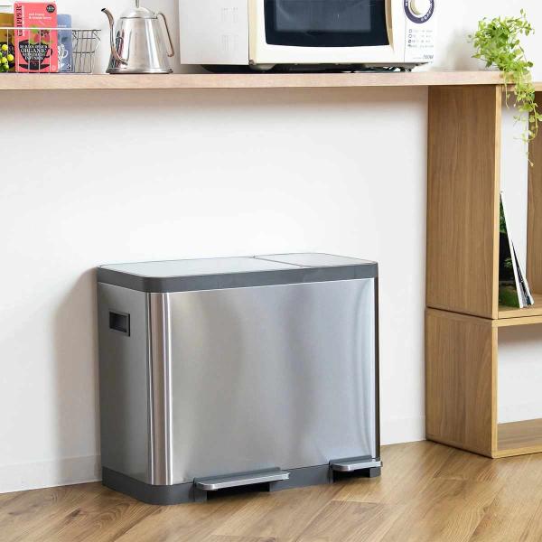 ゴミ箱 12L×3 分別 JAVA BASE トリプルコンパートメント （ ジャバ ベース ごみ箱 ...