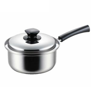 ヨシカワ 片手鍋 18cm IH対応 インテグレート ステンレス 日本製 （ IH