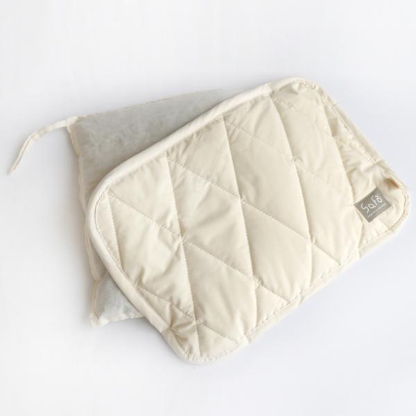 そば枕 safo オーガニック 28X39cm ウォッシャブル （ サフォ ピローケース付き 枕 ま...
