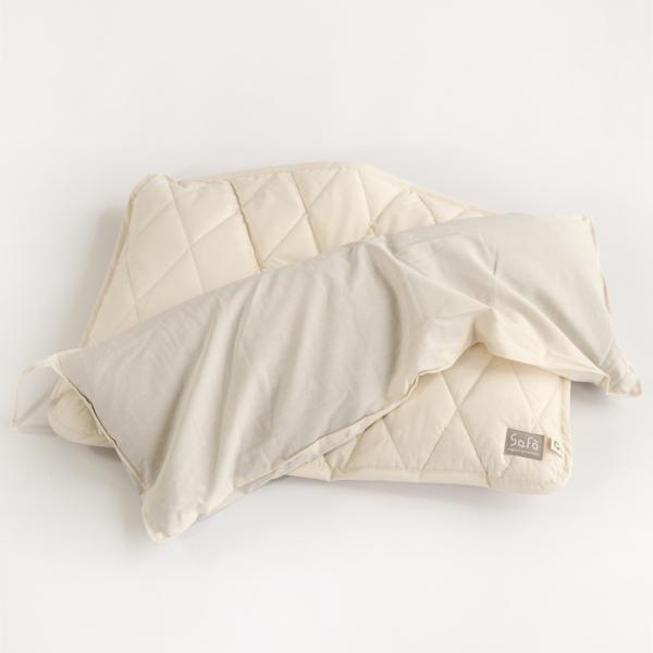 そば枕 safo オーガニック 43X63cm ウォッシャブル （ サフォ 枕 まくら ピローケース...