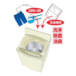 取替用 洗濯槽クリーナー 2包入 洗濯槽快 (...の詳細画像3