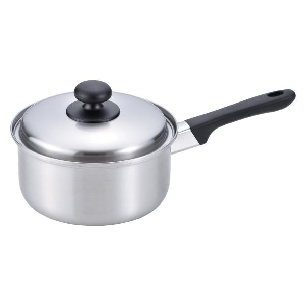 片手鍋 18cm IH対応 燕三 日本製 （ ガス火 IH 対応 片手なべ フタ付き ）