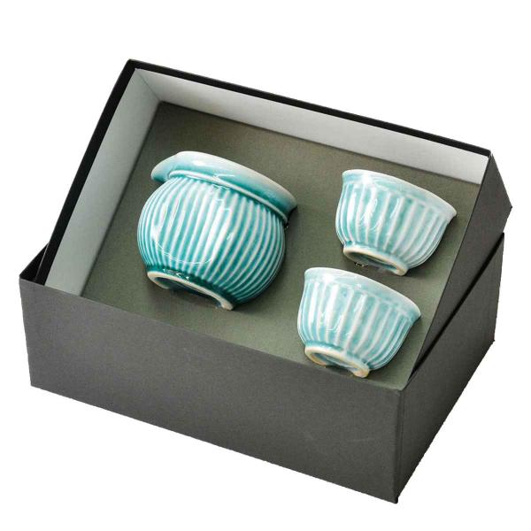 酒器セット 徳利 ぐい呑み SOGI 陶器 美濃焼 （ 酒器 とっくり ぐいのみ ぐい飲み 陶器製 ...