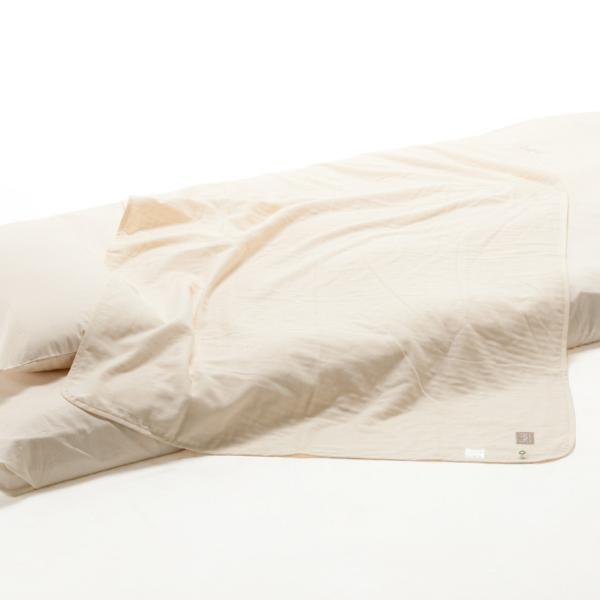敷きシーツ シングル safo オーガニック 150×270cm 綿100％ （ サフォ シーツ 布...