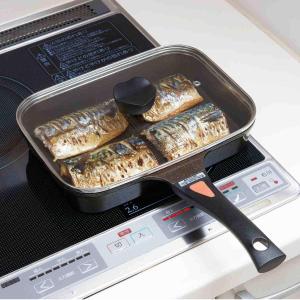 爆買 値下げ 魚焼き器 オーバルパン フライパン IH ガラス蓋付き