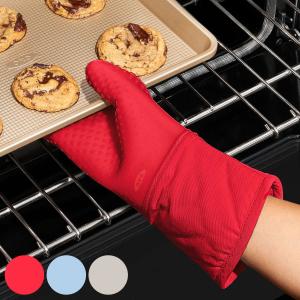 OXO ミトン シリコンオーブンミット ジャム ループ付き （ オクソー 耐熱 洗える ダイヤモンドパターン加工 シリコン オーブンミット 鍋つかみ ）