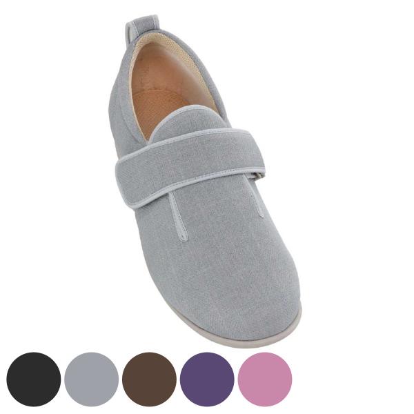 介護シューズ あゆみ ダブルマジック3 右足 5E 3L〜6L 施設用 （ 介護靴 靴 片足 レディ...