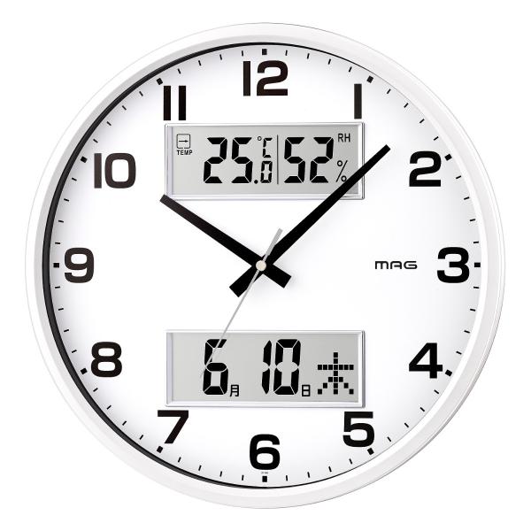 掛時計 MAGデジアナ ダブルポスト （ 時計 壁掛け時計 掛け時計 壁掛け かけ時計 とけい クロ...