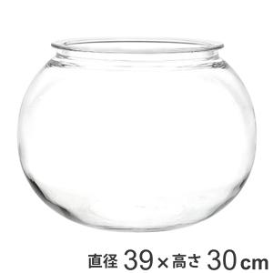 花瓶 割れないガラス PV球形 直径39×高さ30cm （ 花びん 花器 フラワーベース 球型 丸 鉢 透明 割れない ）