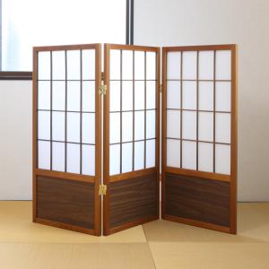 和風 衝立 格子デザイン 木製 パーテーション 目隠し 間仕切り#864 値下げ 和風衝立 1連 高さ120 仕切り 自立タイプ ブラインド 衝立 開閉