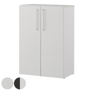 シェルフ 2列3段 ファイルラック 格子型 扉付 プリーマ3 幅80cm （ 法人限定 書棚 ラック 棚 書庫 収納家具 ファイル棚 ）
