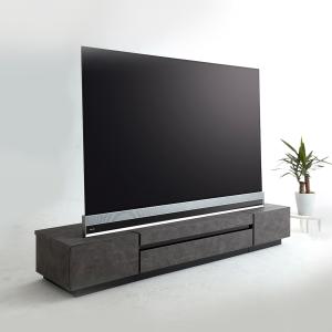 朝日木材加工 テレビ台 ローボード 石目調 モダンデザイン 86V型対応