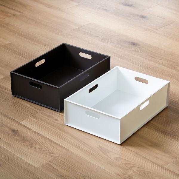 収納ボックス カラーボックス用 カロキューブ レギュラーハーフ （ 収納ケース プラスチック 小物 ...