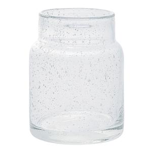 花瓶 DGボトルベース 直径11.5×高さ15cm クリアー ガラス （ おしゃれ 花器 花びん 一輪挿し フラワーベース 円形 透明 丸 インテリア 生け花 植物 お花 ）｜interior-palette