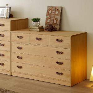 【期間限定値下げ】桐タンス マーゼルン 総桐 隠しキャスター付 チェスト 4段 柿渋染め 日本製 幅