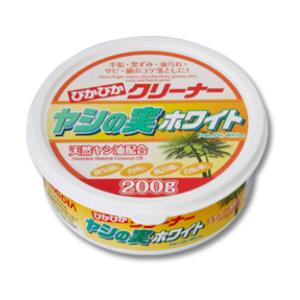 コゲ落とし 200g ヤシの実ホワイト （ クレンザー 研磨剤 キッチン シンク 鍋 天然ヤシ油 油汚れ サビ ）｜interior-palette