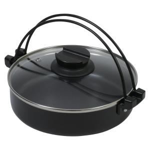 イシガキ産業 ジュニアマルチ鍋 ガラス蓋付き F-1504 ガラス蓋付アルミ