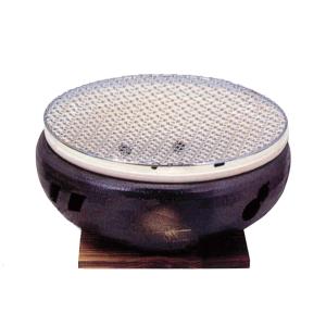 マルヨシ陶器 水コンロ 10号 伊勢炭焼 （ 炭焼きグリル 七輪 陶器 日本