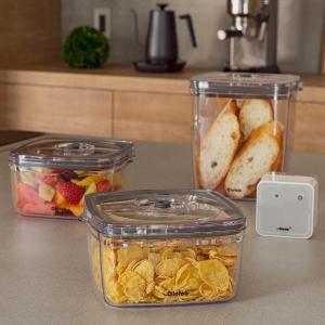 VAKUEN プレミアム真空保存容器&全自動食品シーラー機 ミニ9個セット