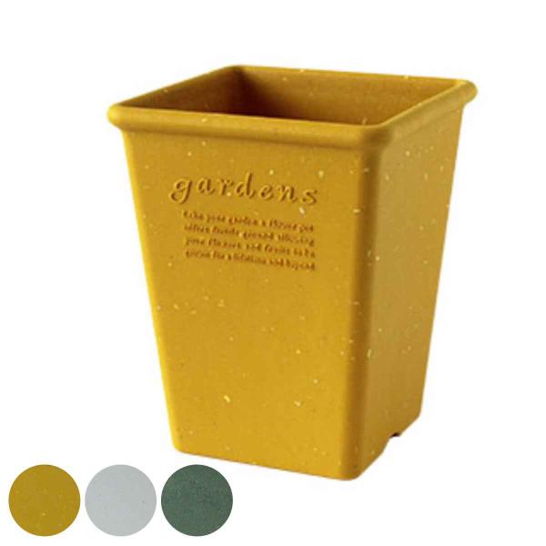 植木鉢 エコポット角型ロング 古紙入り 幅19.2×奥行19.2cm （ プランター プラントポット...