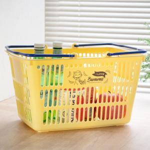 錦化成 バスケット おさるのジョージ ショッピング10 レジかご （ カゴ
