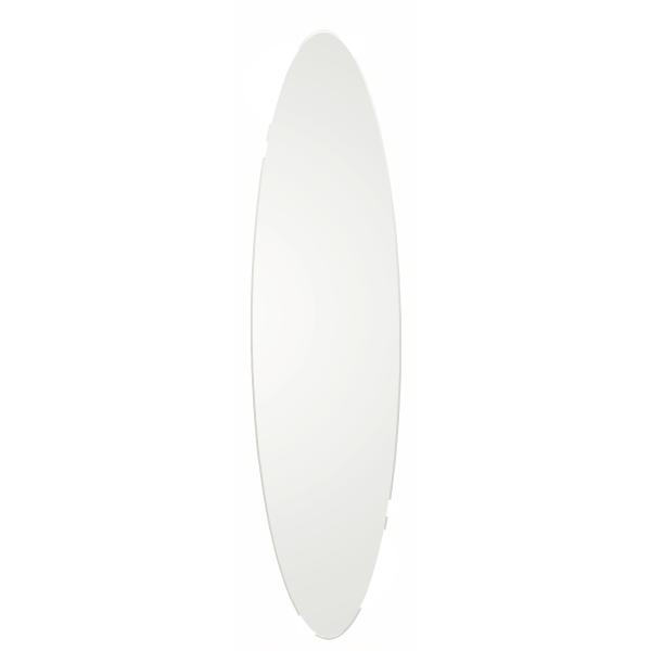 ミラー 壁掛け ウォールミラー 40×145cm オーバル （ 鏡 おしゃれ 壁掛け鏡 シンプル 洗...