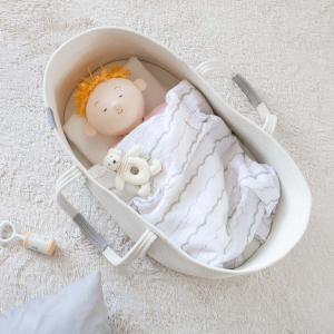 クーファン fofo ロープあみクーファン 赤ちゃん （ ゆりかご ロープ編み 敷きマット付き クーハン ベビークーハン 新生児 簡易ベッド ベビー ）