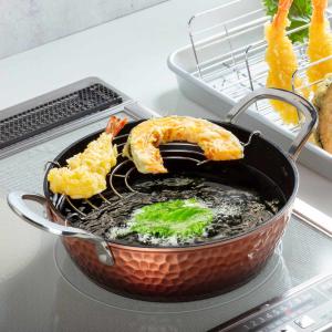 天ぷら鍋 銅 揚鍋 30cm 1-0432-0603 : 料理道具のフクジネット