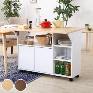 ライフハイト キッチンワゴン サイドカー シルバー（ キッチン 収納