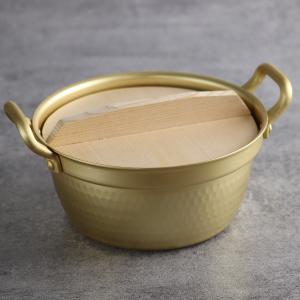 DON /即納/ アルミ 料理鍋 27cm 日本製 / 打出料理鍋 両手鍋 円付鍋 段