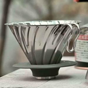 HARIO（ハリオ） メタルドリッパー V60 1〜4杯用 ステンレス O-VDM-02